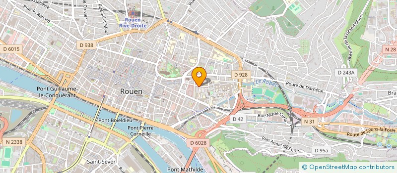 localisation de l'entreprise SENEG'INF à ROUEN