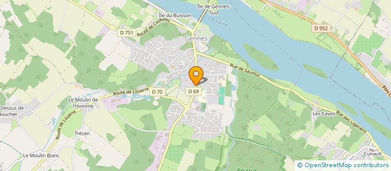 localisation de l'entreprise SENEGA'GENNES à GENNES-VAL-DE-LOIRE