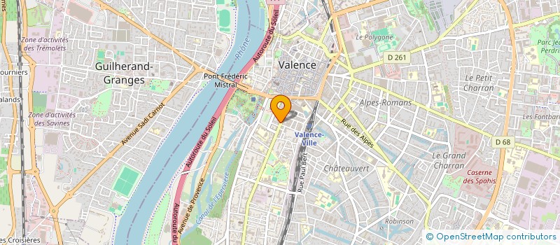 localisation de l'entreprise SENEGAL BEAUTY VALENCE  VALENCE