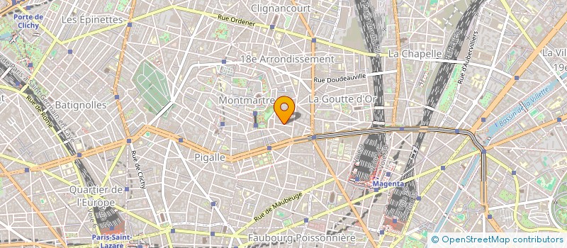 localisation de l'entreprise SENEGAL-COIFFURE  PARIS