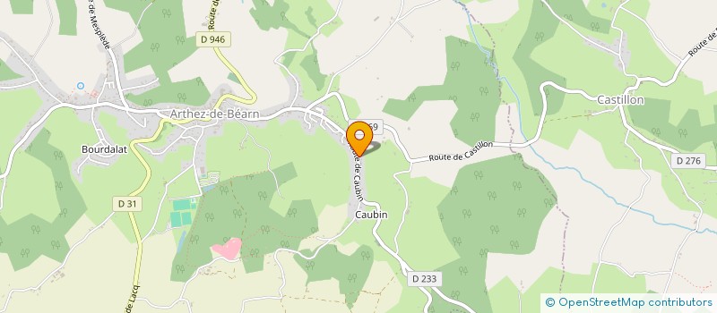 localisation de l'entreprise SENEGALOIS  ARTHEZ-DE-BEARN