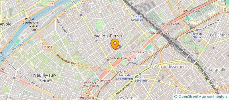 localisation de l'entreprise SENEGIL à LEVALLOIS-PERRET