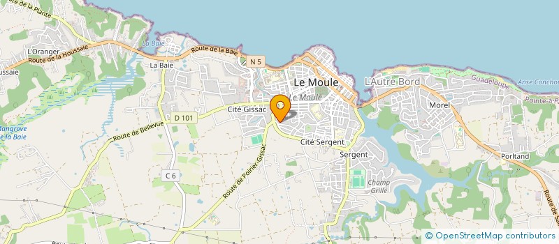 localisation de l'entreprise SENEGWAD à LE MOULE