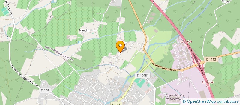 localisation de l'entreprise SENEL COURTAGE  SAINT-MEDARD-D'EYRANS