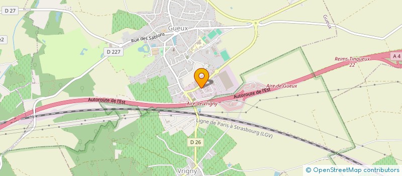 localisation de l'entreprise SENELEC SECURITE à GUEUX