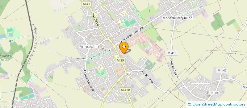 localisation de l'entreprise SENELILLE à RONCHIN