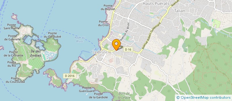 localisation de l'entreprise SENEMAREE à SIX-FOURS-LES-PLAGES