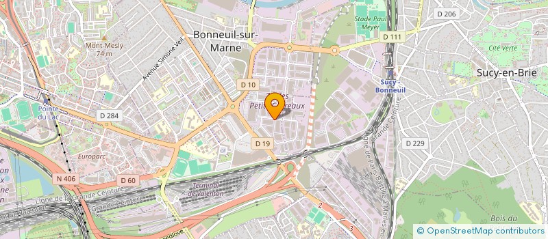 localisation de l'entreprise SENEMOB à BONNEUIL-SUR-MARNE