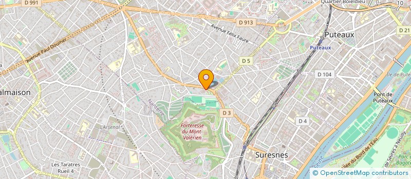 localisation de l'entreprise SENEO à NANTERRE