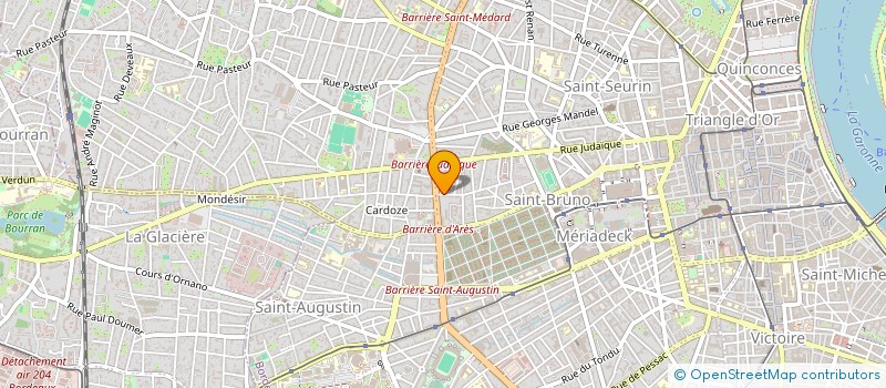 localisation de l'entreprise SENEQUE ET PARTENAIRES  BORDEAUX