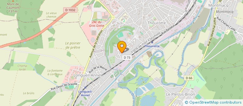 localisation de l'entreprise SENEQUIPE  THOUROTTE