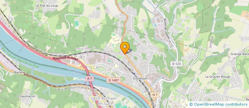 localisation de l'entreprise SENER  VIENNE