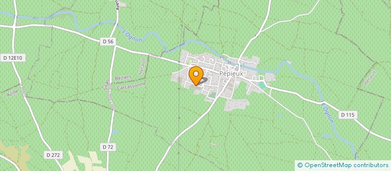 localisation de l'entreprise SENER BATIMENT  PEPIEUX