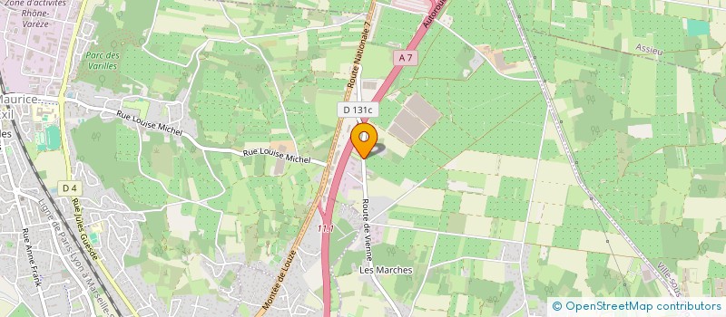 localisation de l'entreprise SENER CARRELAGE à ROUSSILLON