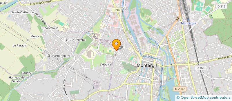 localisation de l'entreprise SENER REVETEMENT à MONTARGIS