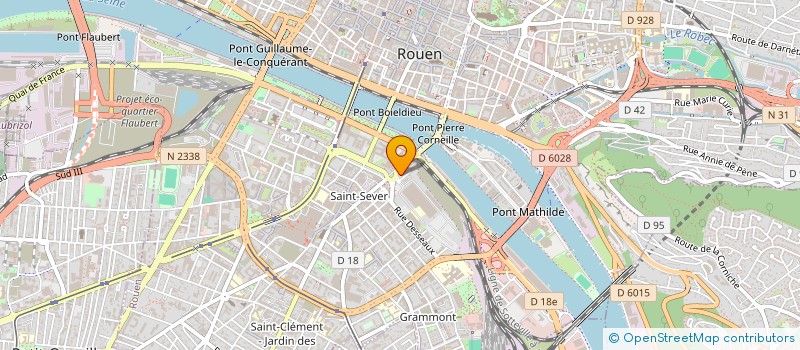 localisation de l'entreprise SENERGIE à ROUEN