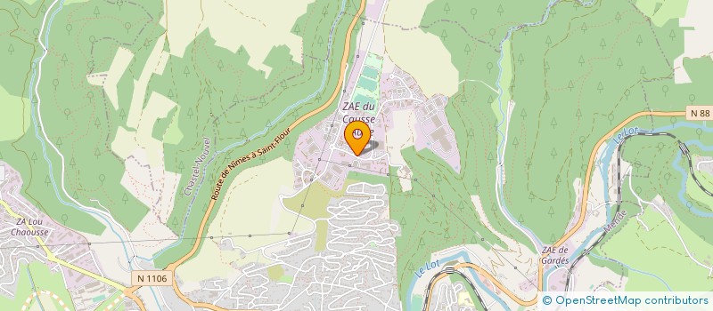 localisation de l'entreprise SENERGIE PRODUCTION  MENDE