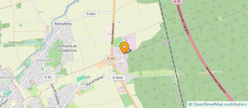 localisation de l'entreprise SENERGY ELECTRICITE  SCHLIERBACH