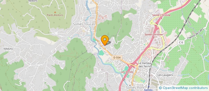 localisation de l'entreprise SENES  SOLLIES-PONT