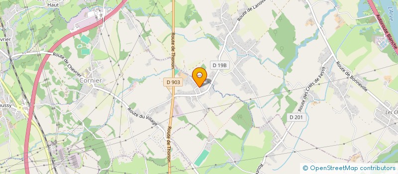 localisation de l'entreprise SENESPE  CORNIER