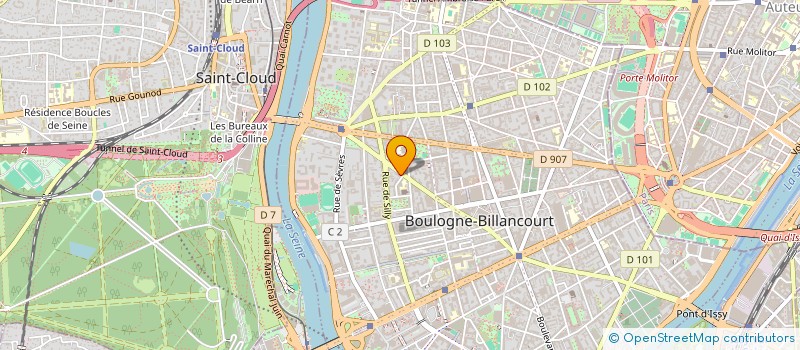 localisation de l'entreprise SENET ET PROPRE à BOULOGNE-BILLANCOURT