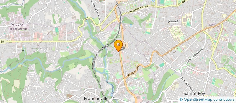 localisation de l'entreprise SENETOSA  FRANCHEVILLE