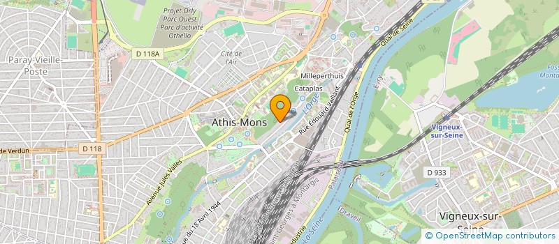 localisation de l'entreprise SENEVE  ATHIS-MONS