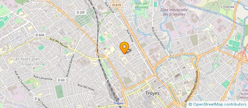 localisation de l'entreprise SENEVE-HGC  TROYES