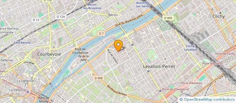 localisation de l'entreprise SENFIRST à LEVALLOIS-PERRET