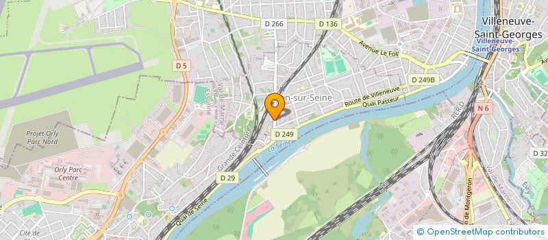 localisation de l'entreprise SENGAGE à ABLON-SUR-SEINE