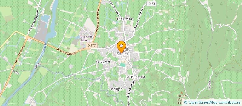 localisation de l'entreprise SENGAS  AUBIGNAN