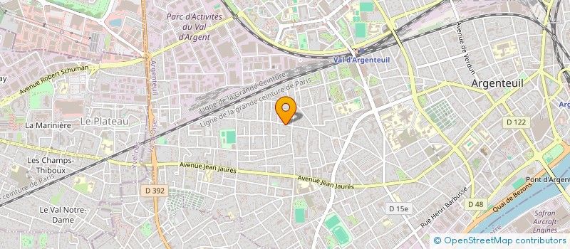 localisation de l'entreprise SENGEARXPORT  ARGENTEUIL