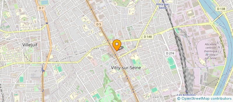 localisation de l'entreprise SENGTA  VITRY-SUR-SEINE