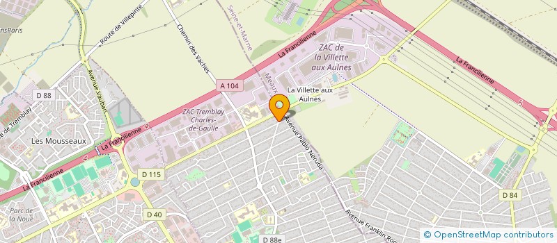 localisation de l'entreprise SENHADJI GLOBAL HOLDING à TREMBLAY-EN-FRANCE