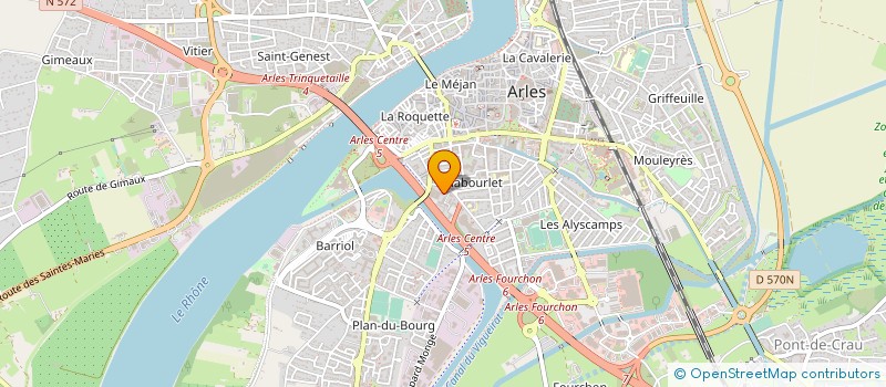 localisation de l'entreprise SENHAJI à ARLES