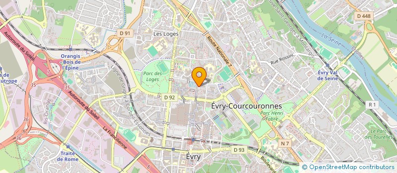 localisation de l'entreprise SENI CONSULTING à EVRY-COURCOURONNES