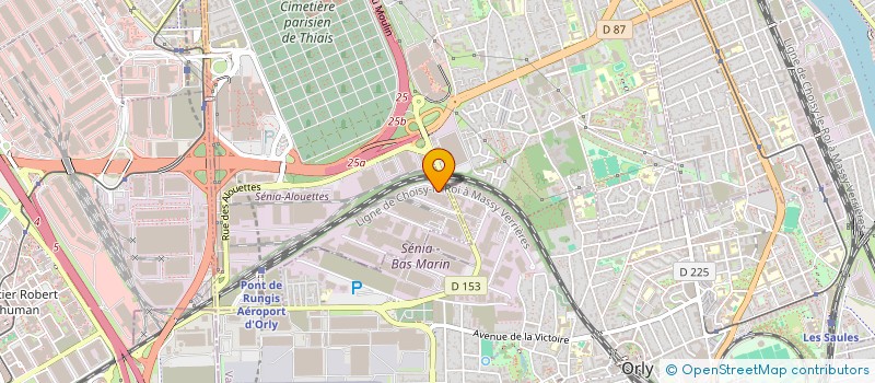 localisation de l'entreprise SENIA DIFFUSION  THIAIS