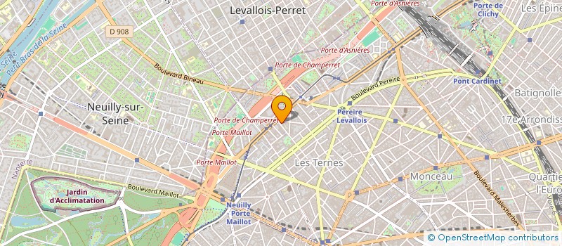 localisation de l'entreprise SENIAM à NEUILLY-SUR-SEINE