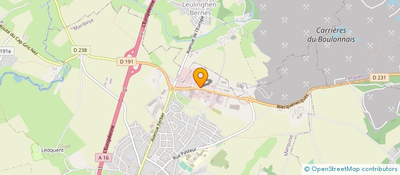 localisation de l'entreprise SENICE  MARQUISE