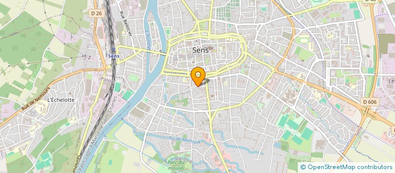 localisation de l'entreprise SENIGALLIA à SENS