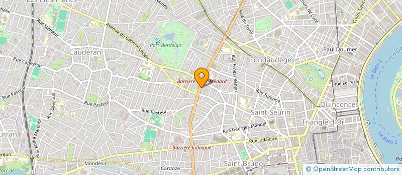 localisation de l'entreprise SENIGON  BORDEAUX