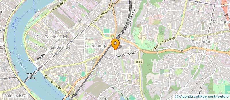 localisation de l'entreprise SENILYA  CENON