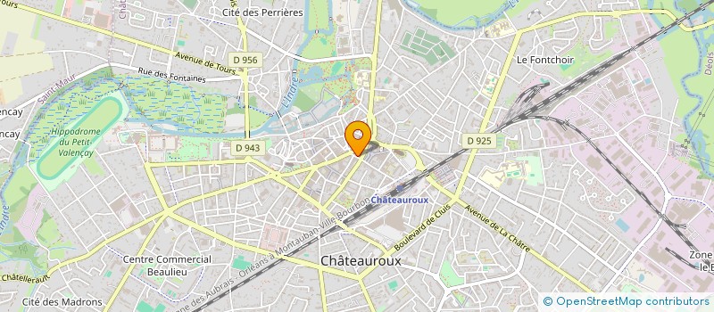 localisation de l'entreprise SENIMALIA INVEST à CHATEAUROUX