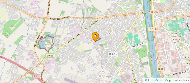 localisation de l'entreprise SENIOR 47  LE PASSAGE