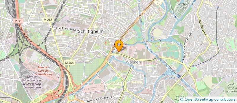 localisation de l'entreprise SENIOR ASSISTANCE SALP à STRASBOURG
