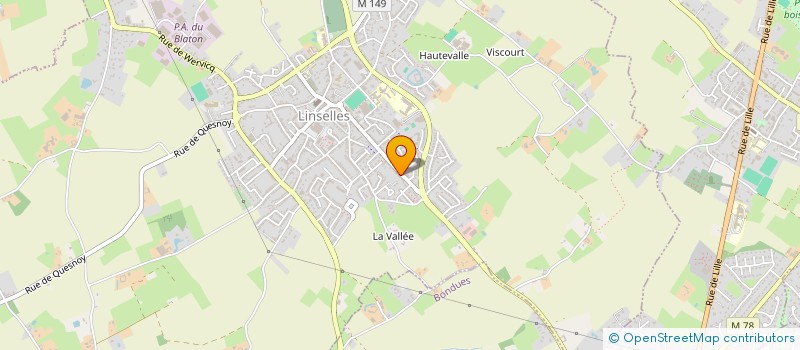 localisation de l'entreprise SENIOR CITE  LINSELLES