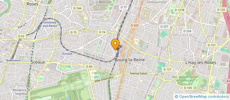 localisation de l'entreprise SENIOR CONSEIL à BOURG-LA-REINE