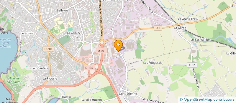 localisation de l'entreprise SENIOR EMERAUDE SERVICES à SAINT-MALO