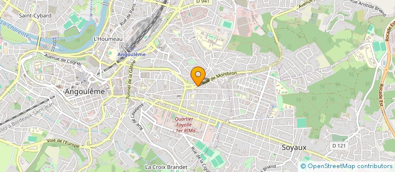 localisation de l'entreprise SENIOR ET BIEN-VIVRE à ANGOULEME