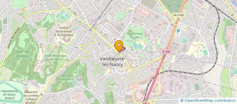 localisation de l'entreprise SENIOR IMMOBILIER  VANDUVRE-LES-NANCY